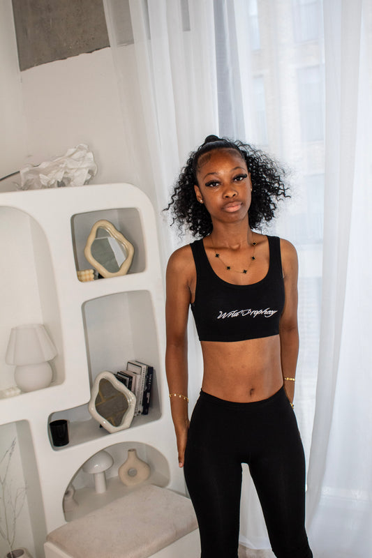 Black Signature "Wrld Prophecy" Crop Top