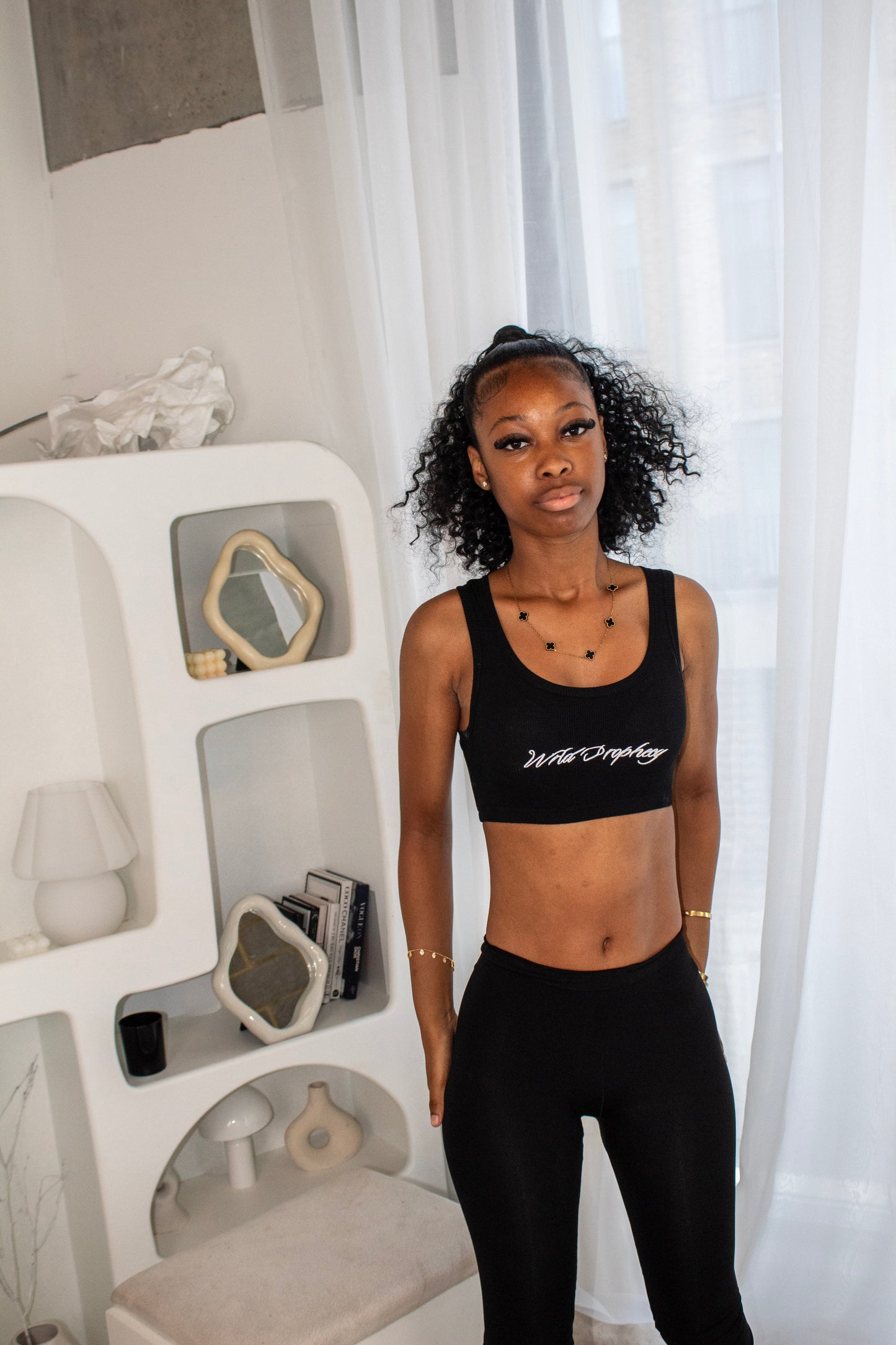 Pack Of 3 "Wrld Prophecy" Crop Tops