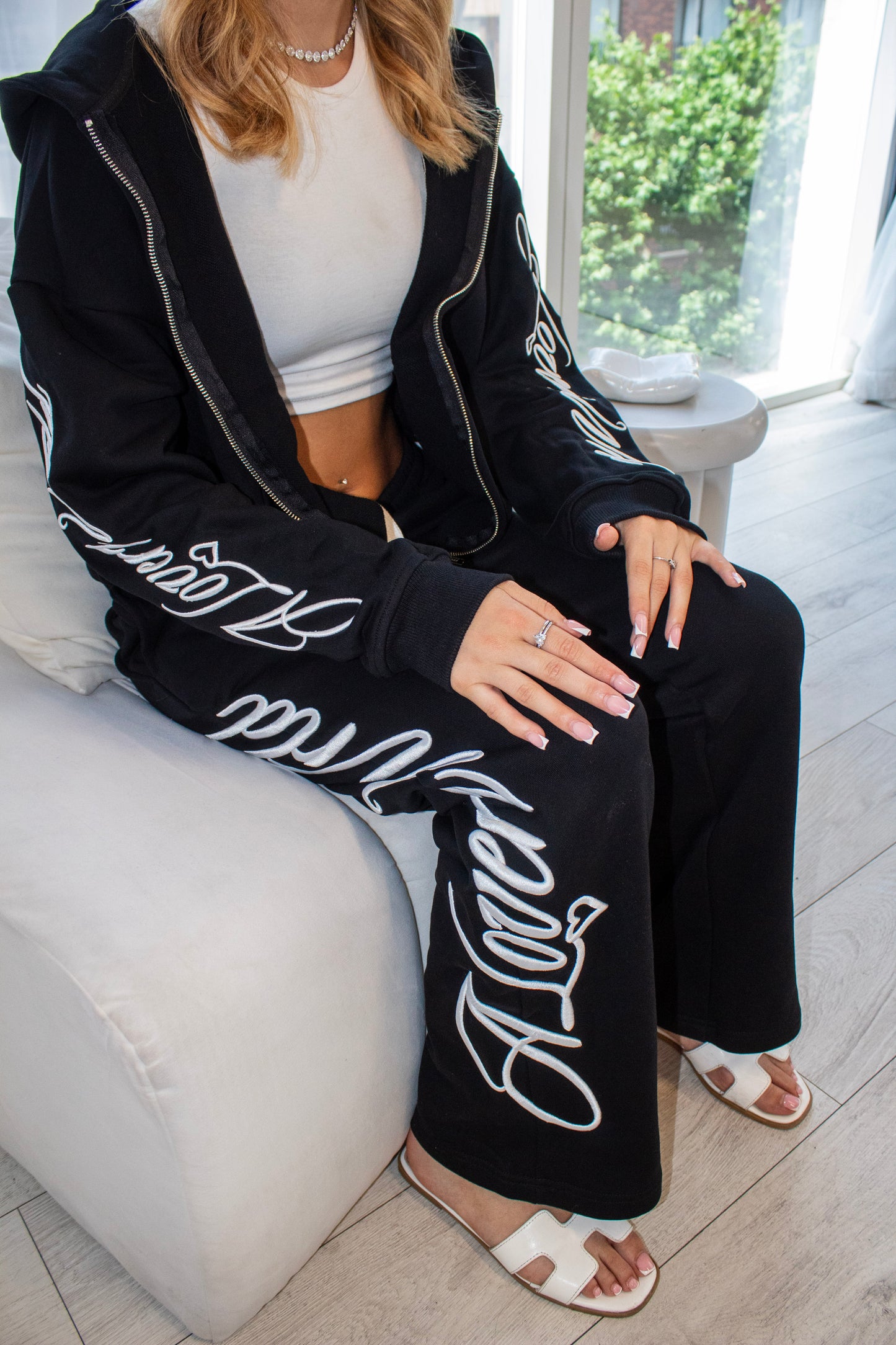 Signature "ALW" Black Sweatpants