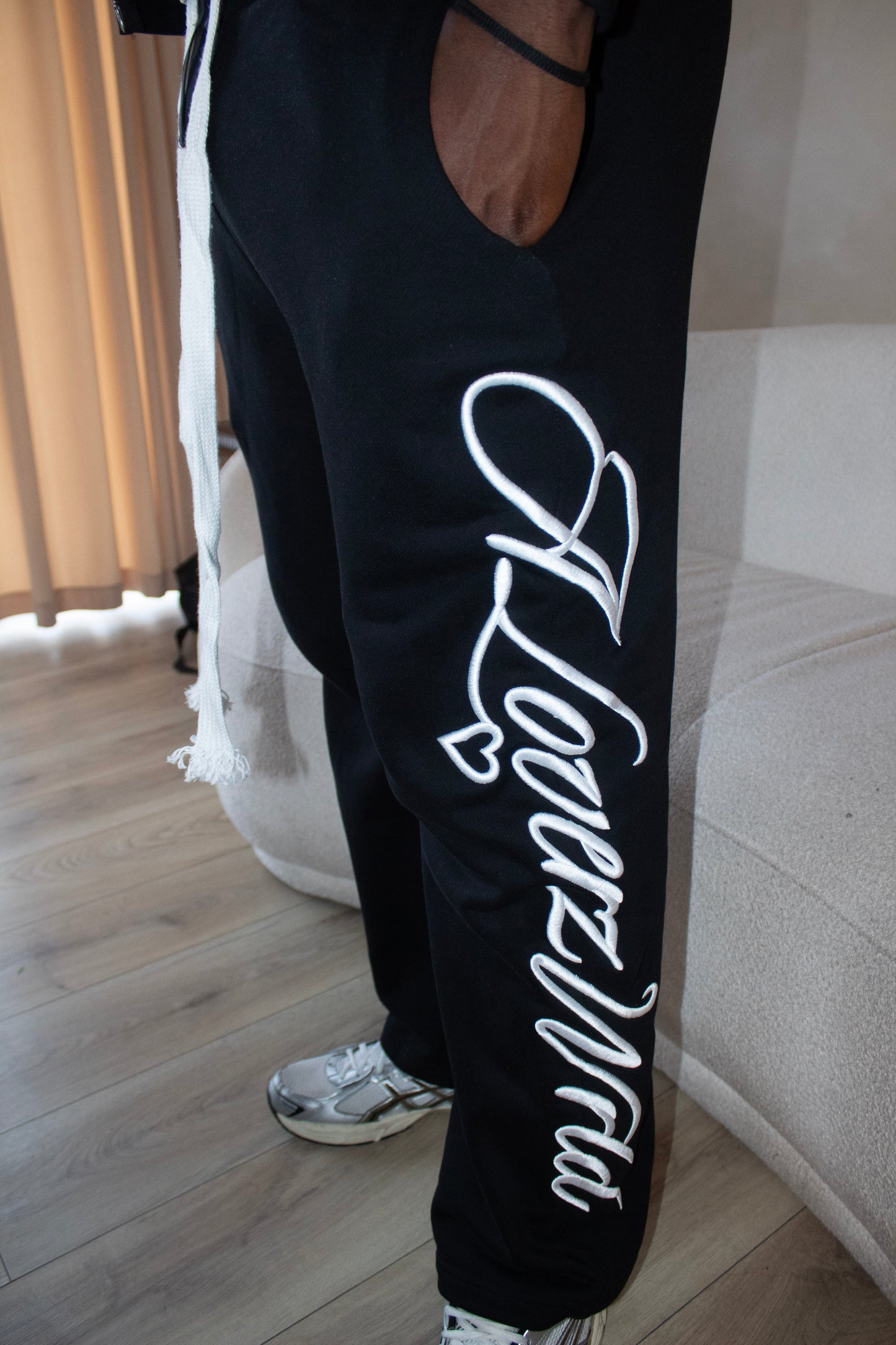Signature "ALW" Black Sweatpants