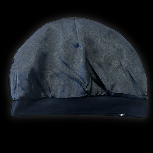 Black Satin Line Skully