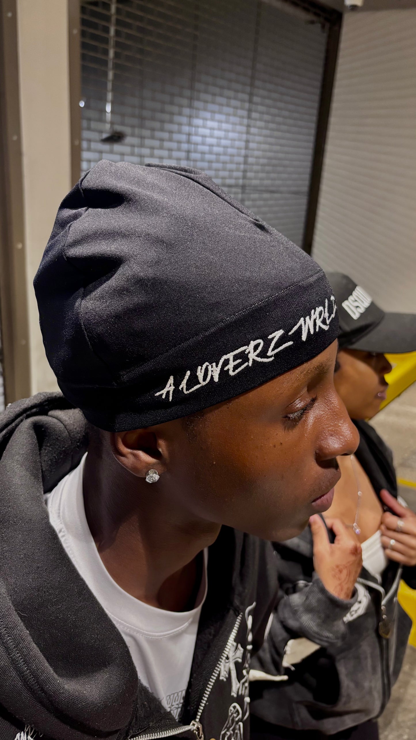 Black Skull Cap