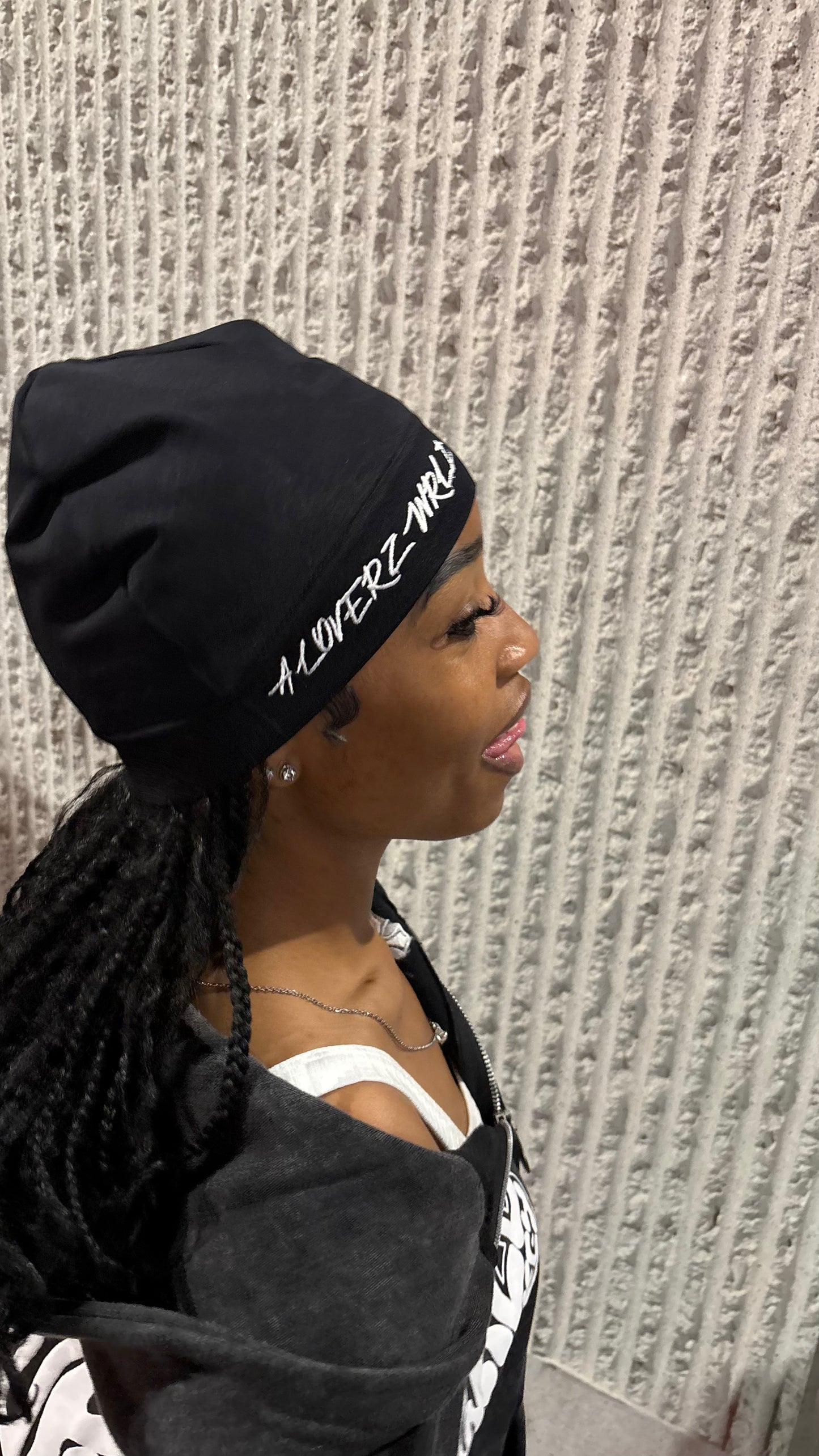 Black Skull Cap