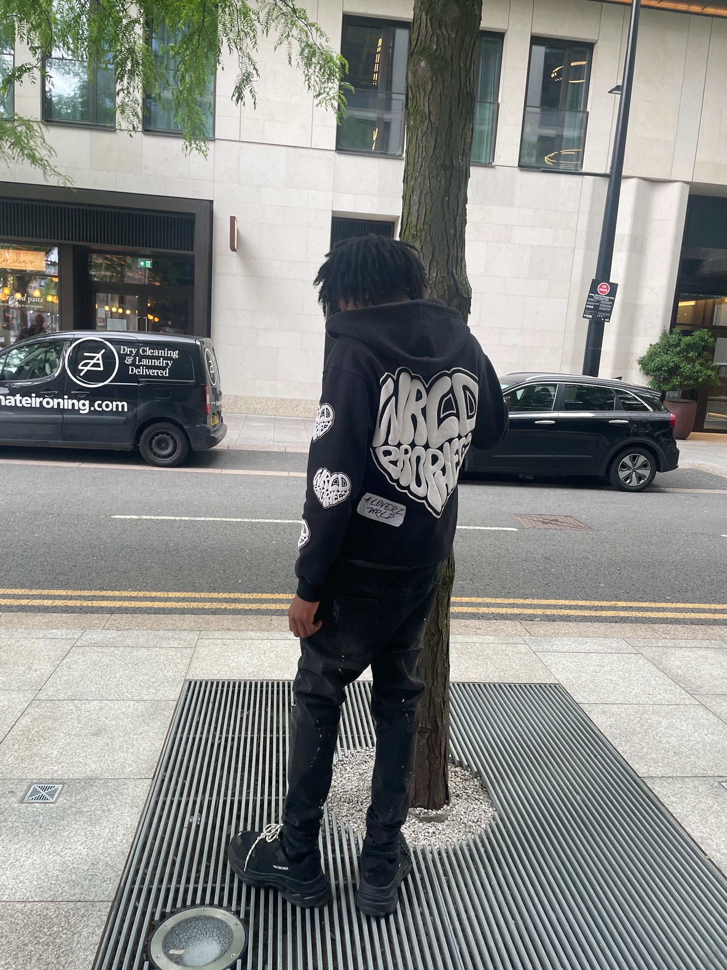 Black Zip Up Hoodie V1